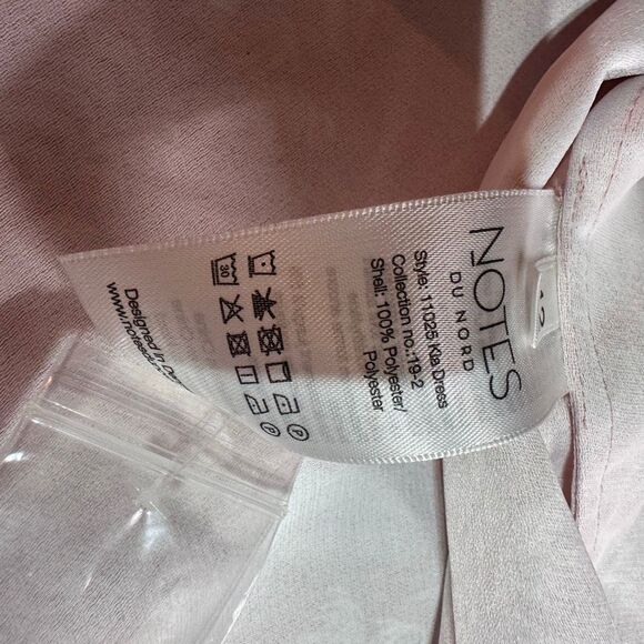 NWT NOTES DU NORD Kia Powder Palm Robe In Pink Size 42 Style 11025 - Picture 11 of 12